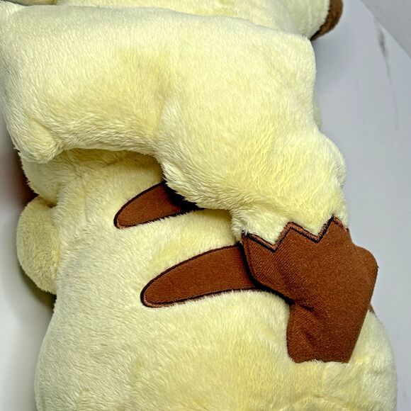 Pokemon Pikachu Plush Toy Stuffed Soft Kawaii Yellow Red Cheeks Brown Ear Tips - Picture 6 of 10